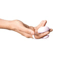 Dame fin 2.0 finger vibrator pink is a lavender silicone egg-shaped finger fin with a matte finish for discreet play