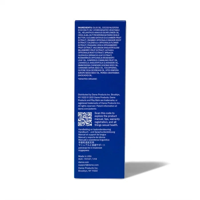 Lady Jane Adult Sex Shop | Dame Play Balm Vaginal Moisturizer (60ml)