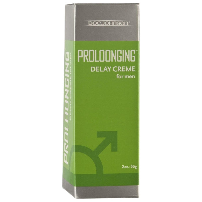 Prolonging Delay Cream 1oz contains 7.5% benzocaine which acts as a desensitizing agent to help the man maintain and prolong his erection and help delay or prevent premature ejaculation. Odorless and tasteless. This product can also be more helpful when used along with a ring.