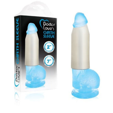 Add extra girth with the Girth Sleeve 2 inches Extra Girth clear 6 inches Trim To Fit from Doctor Love.