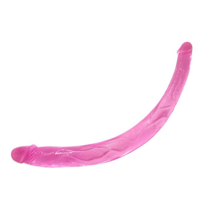 Lady Jane Adult Sex Shop | Double Dong Curved Dildo Baile - Double Dones Pink | Category_Sex Toys, Colour_Coloured