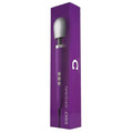 Purple Doxy Wand Massager with a white rounded tip for powerful relaxation