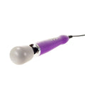 Electric Doxy Wand Massager with a purple handle and white spherical head for relaxation