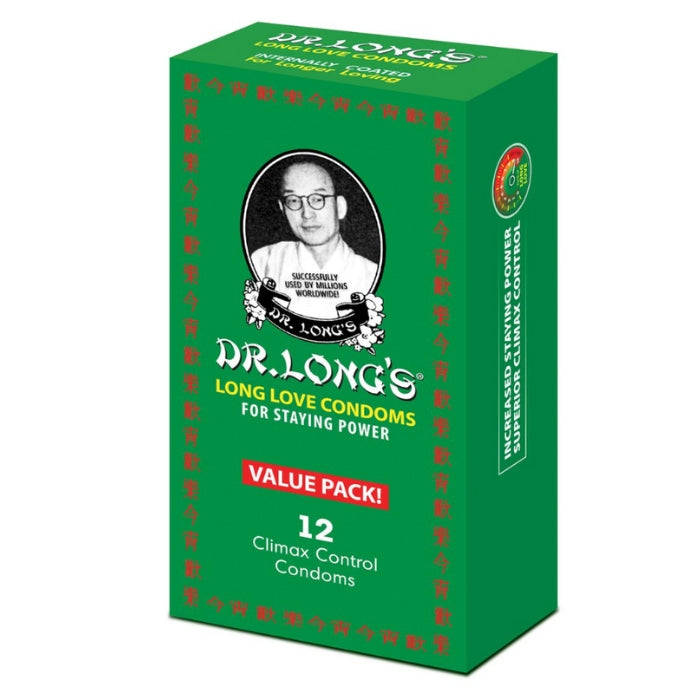 Lady Jane Adult Sex Shop | Dr Long’s Long Love Delay Condoms (12) | Category_Health & Hygiene, Condoms, Gender_For