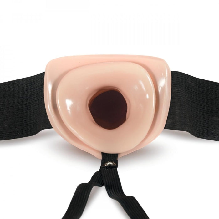 Lady Jane Adult Sex Shop | Dr Skin 7inch Hollow Strap On - Light