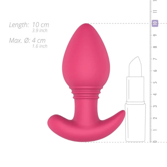 Lady Jane Adult Sex Shop | EasyConnect Axel Vibrating Butt Plug - Pink