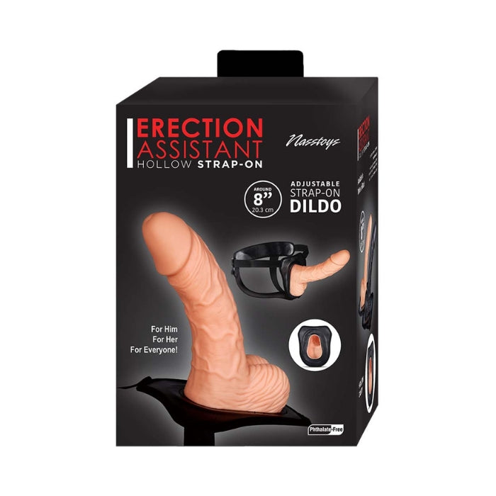 Lady Jane Adult Sex Shop | Erection Assistant Hollow 8inch Strap On Light