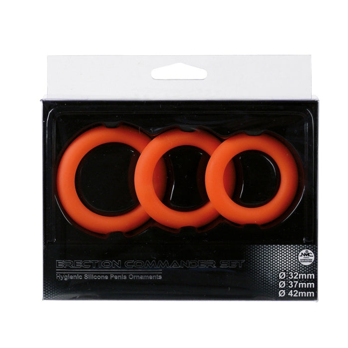 Product information: Material: 100% Silicone Inside diameters of penis rings at rest: 3.2 cm, 3.7 cm and 4.2 cm Tire thickness: 1.0 cm.