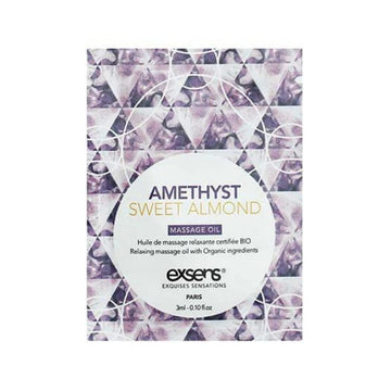 Lady Jane Adult Sex Shop | Exsense Massage Oil Sachet - Amethyst Sweet Almond (3ml) | Category_Lubes & Enhancers,