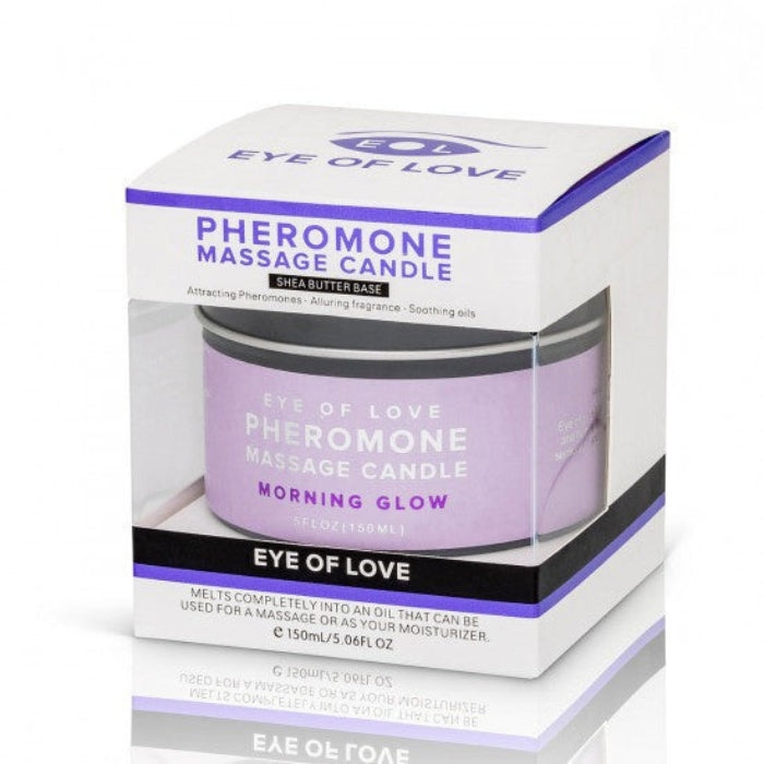 Purple Eye of Love LELO Massage Candle in Shea Butter Base, 150ml