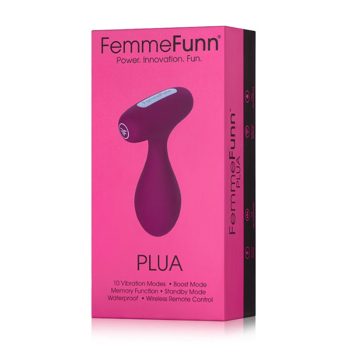 Lady Jane Adult Sex Shop | Femme Funn Plua Vibrating Anal Plug - Fuchsia | Brand_Femme Fun, Category_Sex Toys,