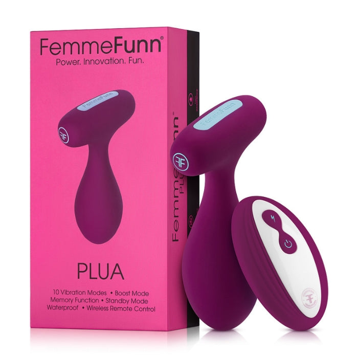 Lady Jane Adult Sex Shop | Femme Funn Plua Vibrating Anal Plug - Fuchsia | Brand_Femme Fun, Category_Sex Toys,