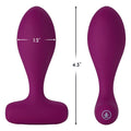 Lady Jane Adult Sex Shop | Femme Funn Plua Vibrating Anal Plug - Fuchsia | Brand_Femme Fun, Category_Sex Toys,