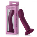 Purple silicone femmefunn versa s dildo with suction base hands free design available at lady jane adult shop