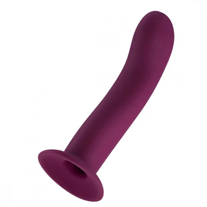 Purple silicone femme funn versa s penis dildo with flared suction base for hands free use from lady jane adult shop