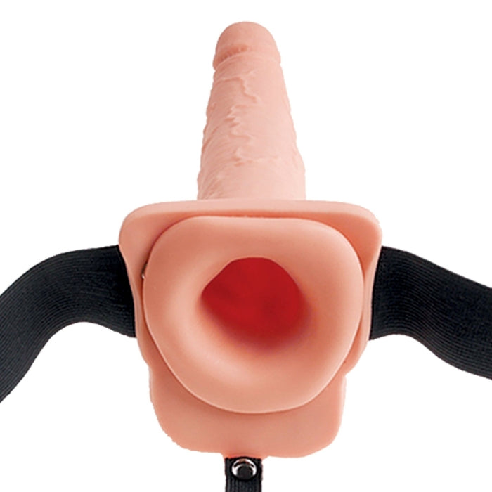 Lady Jane Adult Sex Shop | Fetish Fantasy 9inch Hollow Squirting Strap On Light