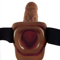Lady Jane Adult Sex Shop | Fetish Fantasy 9inch Vibrating Hollow Strap On Dark