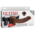Lady Jane Adult Sex Shop | Fetish Fantasy 9inch Vibrating Hollow Strap On Dark