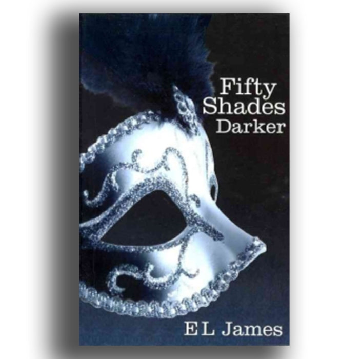 Silver ornate masquerade mask from Fifty Shades Darker book