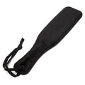 Fifty Shades of Grey Paddle - Bound to You Black, is of the highest quality. Hand stitched on both sides and crafted with faux leather with a twin texture finish. This smaller easy to grip handle has a wrist strap for effortless handling.