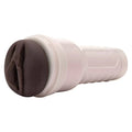 Fleshlight Ana Foxxx masturbator with white body and brown textured cap