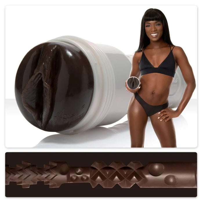 Fleshlight Ana Foxxx masturbator with glossy bean-shaped toy