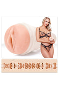 Emma Hix lifelike replica Fleshlight masturbator peach silicone toy