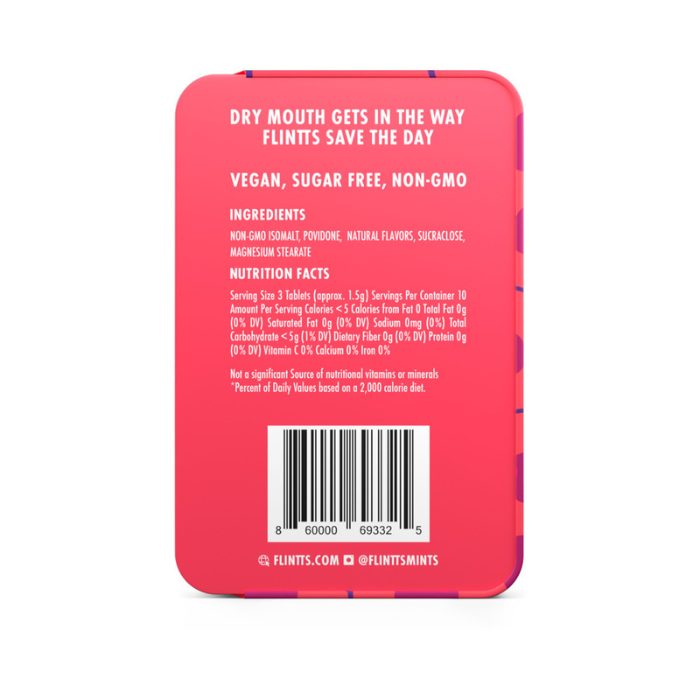 Lady Jane Adult Sex Shop | Flintts Mints - Cherry (10) 15g