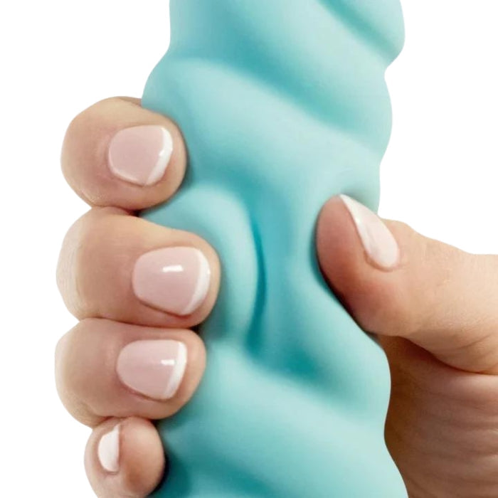 Soft light blue G Jack 2 Vibrator in Bioskin material, closest thing to human skin