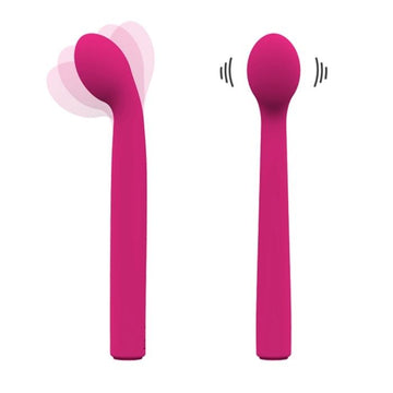 This toy was designed to provide you with a more pinpointed G spot massage. The head is slightly larger and bent to make sure it can reach those sweet spots. The shaft of this vibe is longer and more flexible than usual giving you that extra length for a deeper massage. This versatile toy is also great for anal stimulation. Choose from 7 different modes. USB rechargeable, waterproof and made from a body safe silicone.