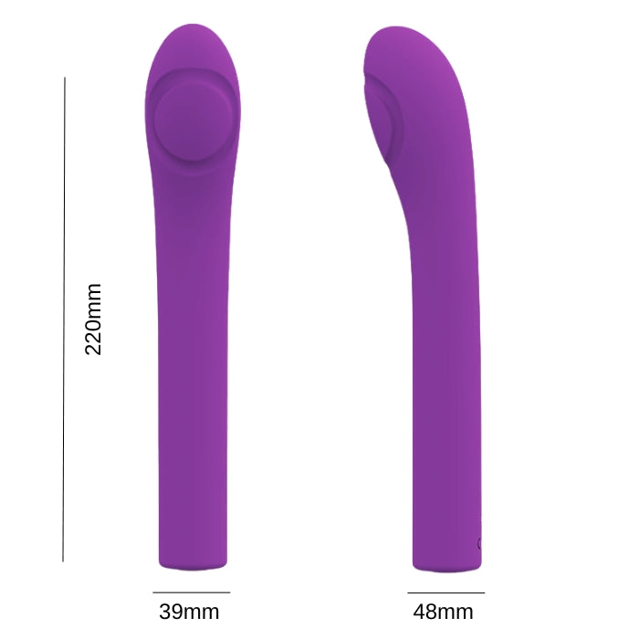 The Thumper Secret Lover is designed to give you maximum G spot stimulation. The Insertable shaft has a slightly bent tip with a built in pulsator that has 9 different wave like massage motions that is created to provide the G spot with an intense massage. This versatile toy also has 9 vibration modes to choose from. The Thumper can also be used to massage the clitoris or nipples. USB rechargeable, waterproof and made from a body safe silicone.