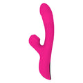 The Wendy Clit Sucker was designed with a shaft for insertion that provides you with 10 different modes of vibration to stimulate the G spot. With the tap of a button the head of the shaft heats up to give you another depth of pleasure directly to the G spot. The external attachment has 3 types of sucking functions that draw the blood to the clitoris making it more sensitive. USB rechargeable, waterproof and made from a body safe silicone.