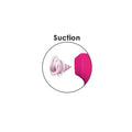 The Wendy Clit Sucker was designed with a shaft for insertion that provides you with 10 different modes of vibration to stimulate the G spot. With the tap of a button the head of the shaft heats up to give you another depth of pleasure directly to the G spot. The external attachment has 3 types of sucking functions that draw the blood to the clitoris making it more sensitive. USB rechargeable, waterproof and made from a body safe silicone.