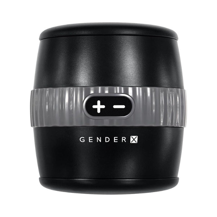 Lady Jane Adult Sex Shop | Gender X Barrel of Fun Masturbator 10cm - Black