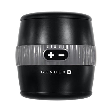 Lady Jane Adult Sex Shop | Gender X Barrel of Fun Masturbator 10cm - Black