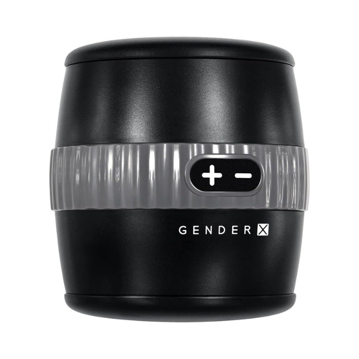 Lady Jane Adult Sex Shop | Gender X Barrel of Fun Masturbator 10cm - Black