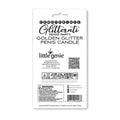 Golden glitter penis candle by candyprints a novelty gold candle for adult parties available at lady jane adult shop