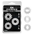 GK Power Gear Up translucent cock rings help feel harder stay harder
