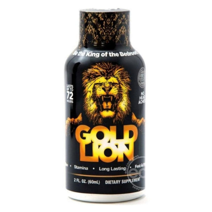 Be the King of the Bedroom with Gold Lion Male Enhancement potion. Helps promote your ultimate length, girth, stamina, more powerful orgasms, greater size, and sensations. Be the lover you always wanted to be.