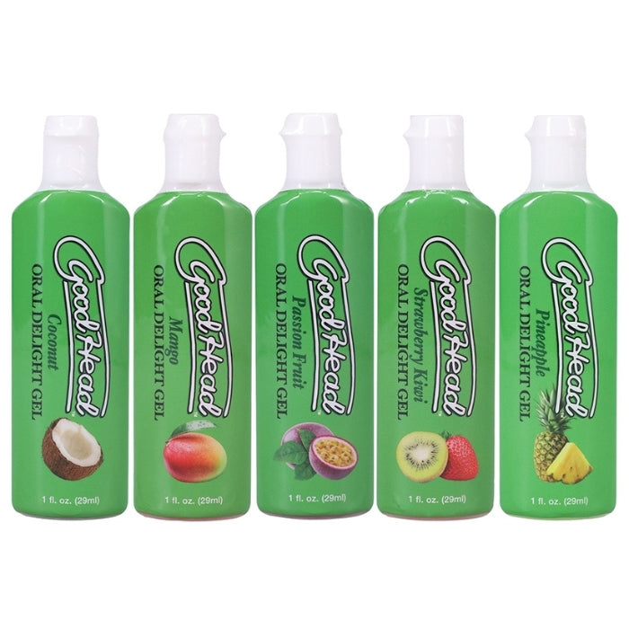 Make all your sexual activities smoother with these delicious GoodHead glides. These water-based lubes includes 5 flavors: Coconut, Mango, Passion Fruit, Pineapple, and Strawberry Kiwi. The slippery glides reduce friction and are completely body-safe and vegan. Flavours sold separately