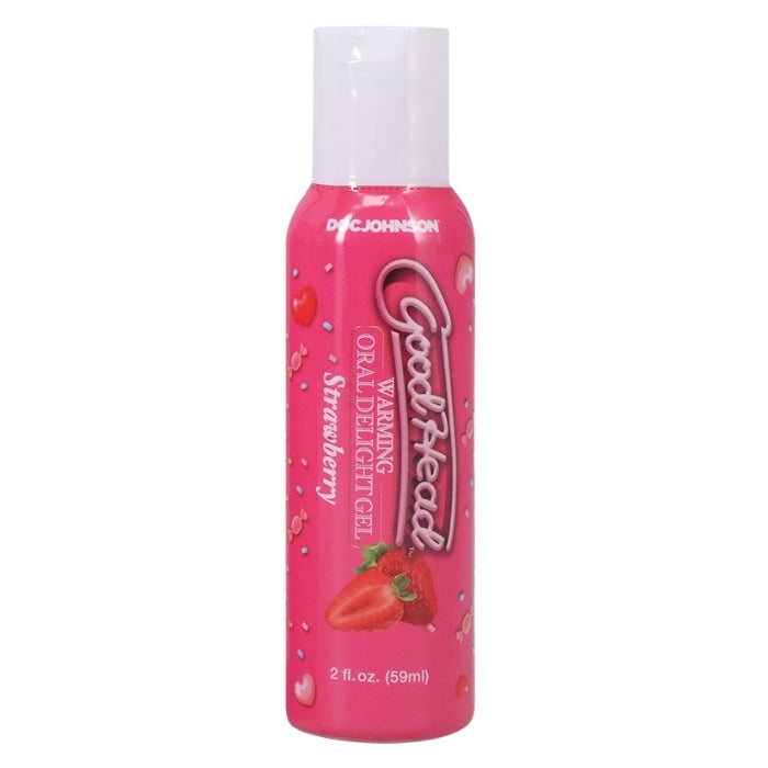 GoodHead makes oral better for both the giver and receiver. These Warming Oral Delight Gels includes Strawberry, Vanilla Cupcake, and Chocolate Cherry. Flavours sold separately.