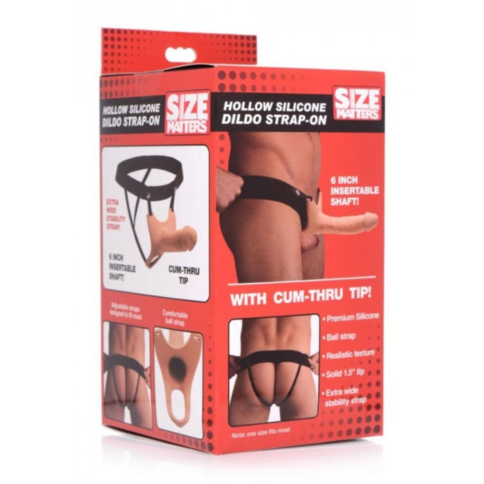 Lady Jane Adult Sex Shop | Hollow 6inch Strap On with Harness