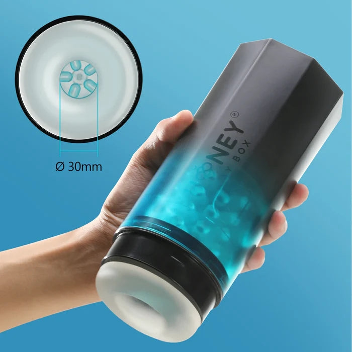Lady Jane Adult Sex Shop | Honey Adrian Automatic Rotating Maturbator - Blue