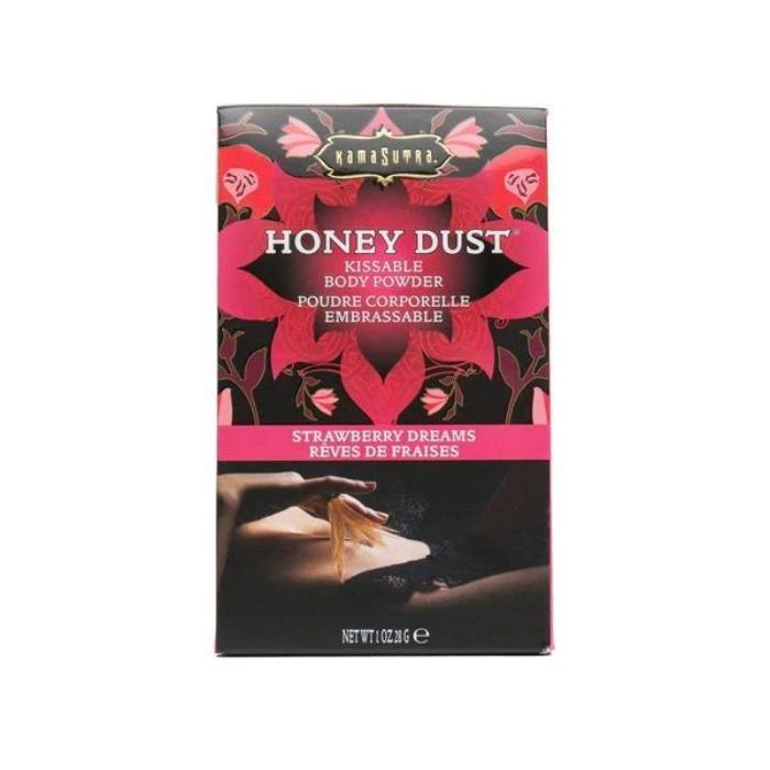 Lady Jane Adult Sex Shop | Honey Dust Box Strawberry (28g) | Brand_Kama Sutra, Category_Lubes & Enhancers, Edibles,