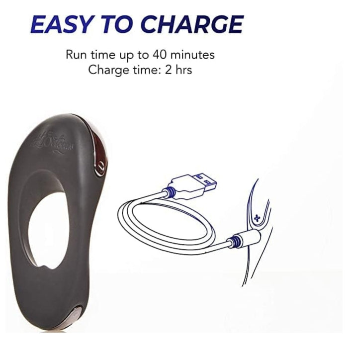 This innovative cock ring is designed to provide powerful vibrations and intensified sensations for both partners. With its ergonomic shape and stretchy silicone material, it offers a comfortable and secure fit. The Atom Plus features multiple vibration settings, rechargeable and waterproof.