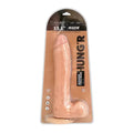 Hunger maxim 13.1 inch dildo with scrotum in realistic flesh-toned silicone from lady jane adult shop