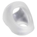 The Clutch cock/ball sling was created with thicker walls for more support. This product is worn to give you that much needed boost. The clutch pushes up and plumps up the shaft while pushing the scrotum out giving you a bigger bulge. The clutch features a dip designed into the shaft ring for less grip on the most sensitive shaft area. Made from TRP silicone blend.