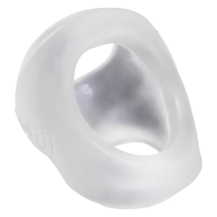 The Clutch cock/ball sling was created with thicker walls for more support. This product is worn to give you that much needed boost. The clutch pushes up and plumps up the shaft while pushing the scrotum out giving you a bigger bulge. The clutch features a dip designed into the shaft ring for less grip on the most sensitive shaft area. Made from TRP silicone blend.