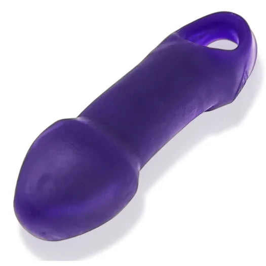Purple silicone double thruster cockball sling by hunky junk featured at lady jane adult shop