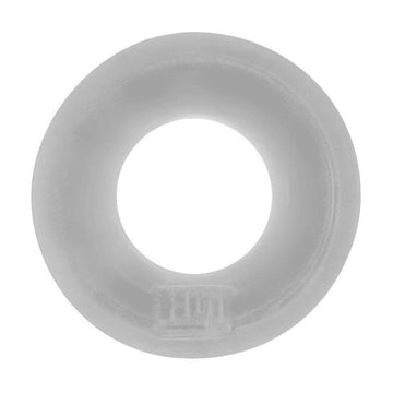 This cleverly designed cockring has a groove inside the ring that flattens out when worn, this keeps the ring in place and keeps a bit of lube between the ring and the wearer for comfort. This feature also prevents the rings from rolling up and down the shaft. Made from TPR silicone.